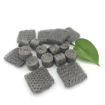 High Pressure Stainless Steel Brass Knitted Mesh Exhaust Silencers Compressed Gasket mesh filter